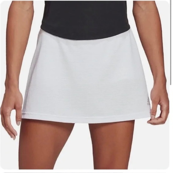 adidas Dresses & Skirts - NWT ADIDAS  WHITE CLUB TENNIS SKIRT SIZE LARGE